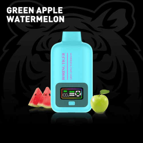 BoringTiger25000Disposable GreenAppleWatermelon