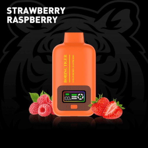 BoringTiger25000Disposable StrawberryRaspberry