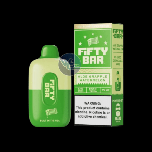 Fifty Bar Disposable by Beard Vapor - Aloe Grapple Watermelon