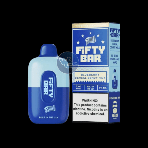 Fifty Bar Disposable by Beard Vapor - Blueberry Cereal Donut Milk