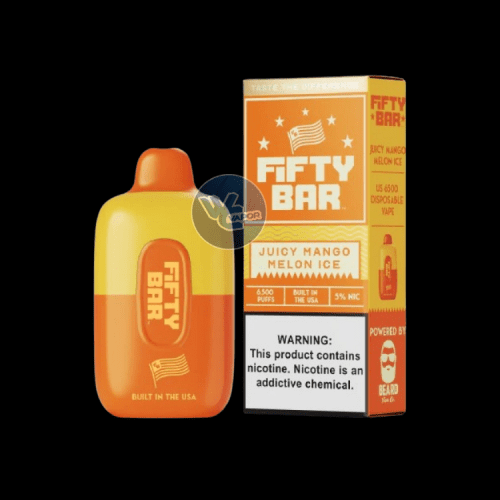 Fifty Bar Disposable by Beard Vapor - Juicy Mango Melon Ice