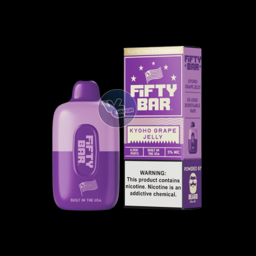 Fifty Bar Disposable by Beard Vapor - Kyoho Grape Jelly