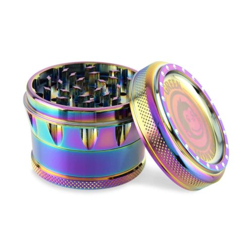 Green Monkey Tamarin  Grinder 70mm Rainbow