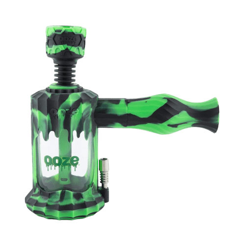 Ooze Clobb 4-in-1 Hybrid Water Pipe - Green and Black