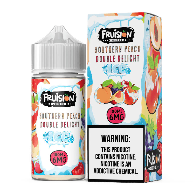 Fruision Ice - Southern Peach Double Delight Ice - 100mL- 06mg