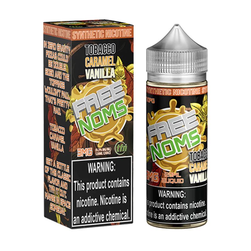 TobaccoVanillaCaramel FREENOMSbyLotusE Liquids 120mL